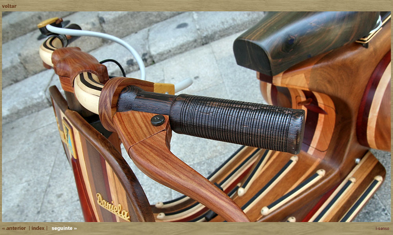 Illustration for article titled Beautiful Hand-Made Wooden Vespa